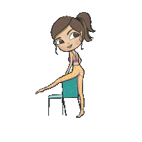 jacqueruscitto bora jacque constancia barrefit Sticker