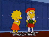 lisa simpson GIF