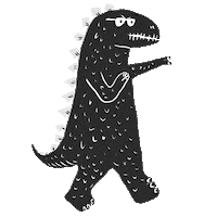 T-Rex Dinosaur Sticker by WE RAD