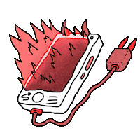 Fire Phone Sticker by Mr Tronch