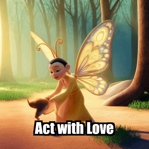 Compassion GIF by BuddhaFlyJourney