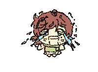 bubblexwy hi cry adorable oc Sticker