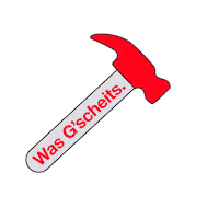 Hammer Werkzeug Sticker by riedelbau