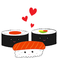 jucria sushi oriental sashimi temaki Sticker