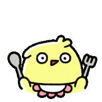 Lunch Chick Sticker