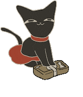 tasoyamaro cat money ねこ give Sticker