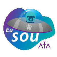attafranchising max eu sou disco voador atta franchising Sticker