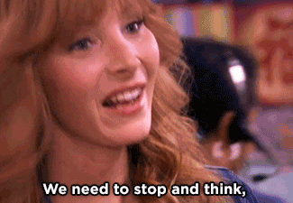 we need to stop and think one direction GIF by The Comeback HBO
