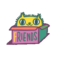 Cat Friends Sticker