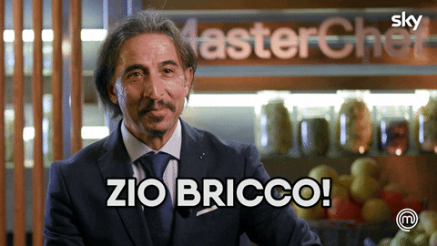 Zio Bricco GIF by MasterChef Italia