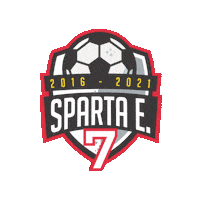 spartazeven soccer logo 3d voetbal Sticker