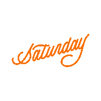 _bigail lettering saturday calligraphy bigail Sticker