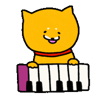 shibainuraku love happy music party Sticker