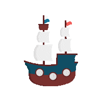 sailing pirateship Sticker by HolidayPirates