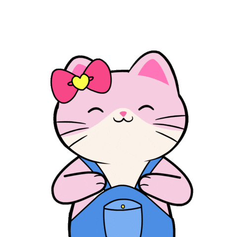 Breathe Take It Easy Sticker by Silly Kitties