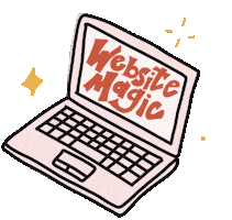 bloomingdesignco diy website launch launch day Sticker