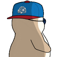 Confused John Travolta Sticker by Pudgy Penguins