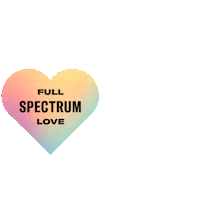 Full Spectrum Heart Sticker by RYTHM