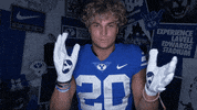 Byu Football Clap GIF by BYU Cougars