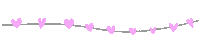 String Hearts Sticker