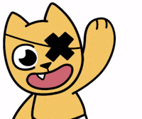 bricxart cat hello hi wave GIF
