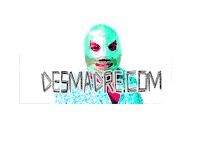creepy Sticker by DESMADREdotCOM