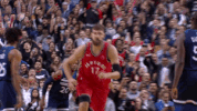 Toronto Raptors Reaction GIF by NBA