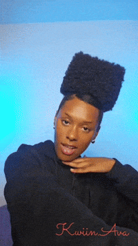 Afro Popcorn GIF by Kwiin Ava