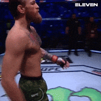Happy Conor Mcgregor GIF by ElevenSportsBE