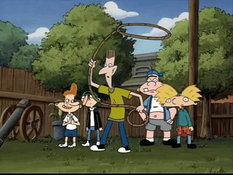 hey arnold nicksplat GIF
