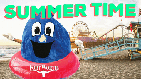 Summer Time Swimming GIF by Fort Worth Water