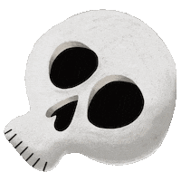Halloween Skull Sticker