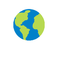 Earth Planet Sticker by The Vida Agency