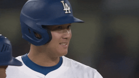 Los Angeles Dodgers Smile GIF by MLB