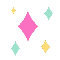 Mid Century Star Sticker by Guided by Light Art