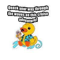 Duck Ducking Sticker