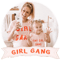Girls Twinning Sticker