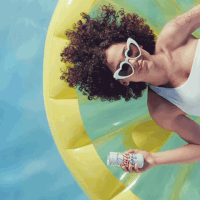 sticker pool GIF