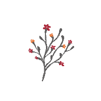BuildBuilt flowers plants leaves floral Sticker