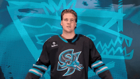 Get Loud Hockey GIF by San Jose Barracuda