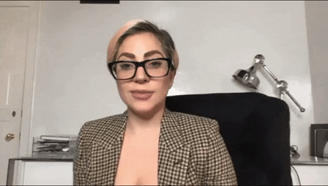 Lady Gaga Wave GIF by The Late Show With Stephen Colbert