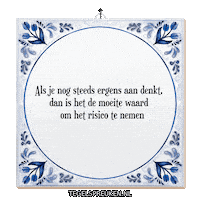 Hoop Nieuw Sticker by Tegelspreuken.nl