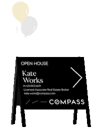 kateworksforyou real estate compass real estate kate works kateworks Sticker