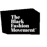 theblackfashionmovement black business black fashion black designer theblackfashionmovement Sticker