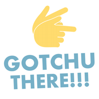 Gotchu There Sticker by Itch Creatives