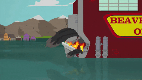 water fire GIF by South Park 
