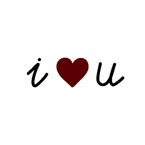 I Love You Heart Sticker