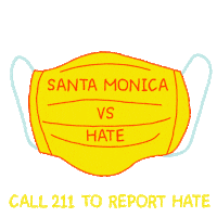 Speak Out Los Angeles Sticker by LA vs. Hate