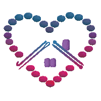 Crochet Knit Sticker by Schachenmayr