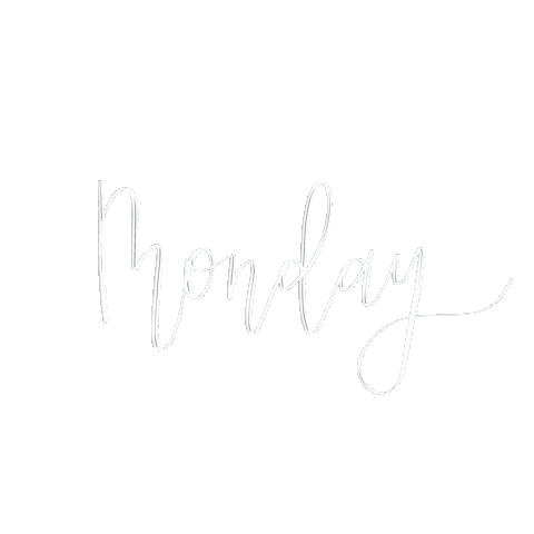 Days Of The Week Monday Sticker